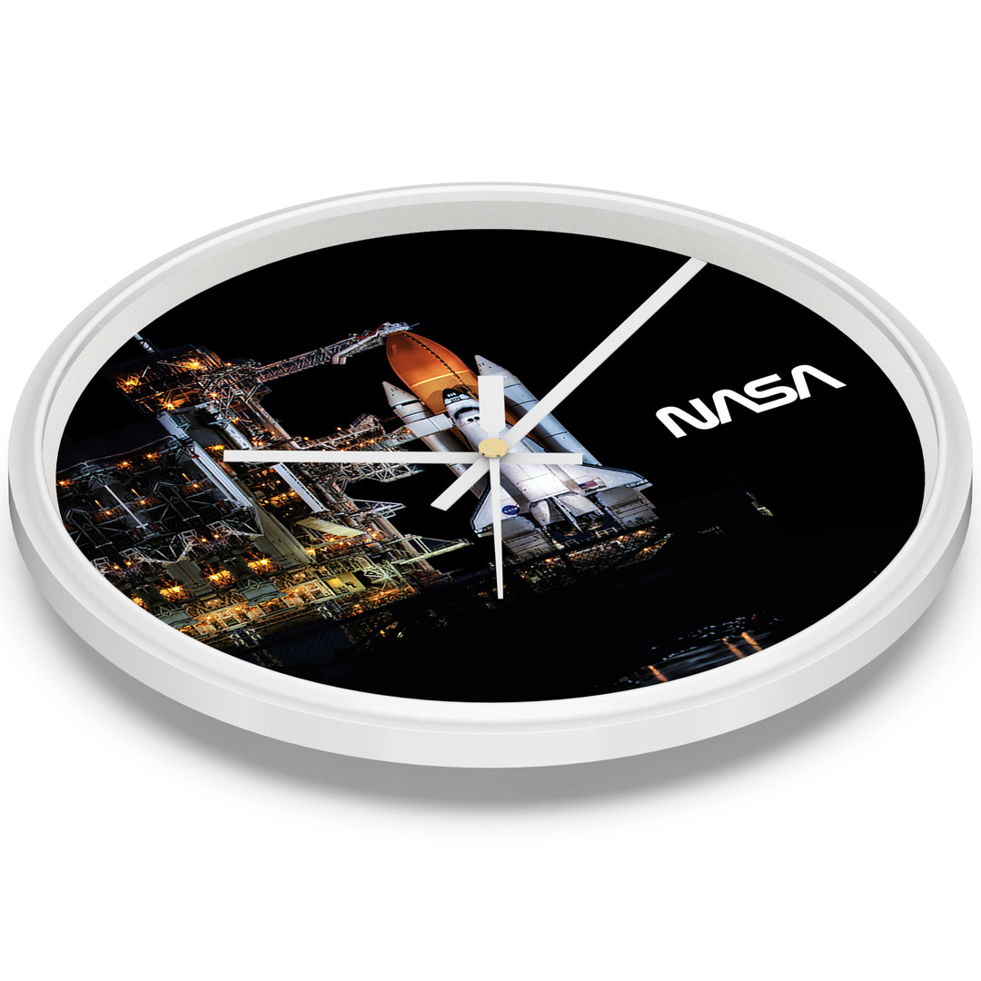 nasa_rocket_shuttle_clock