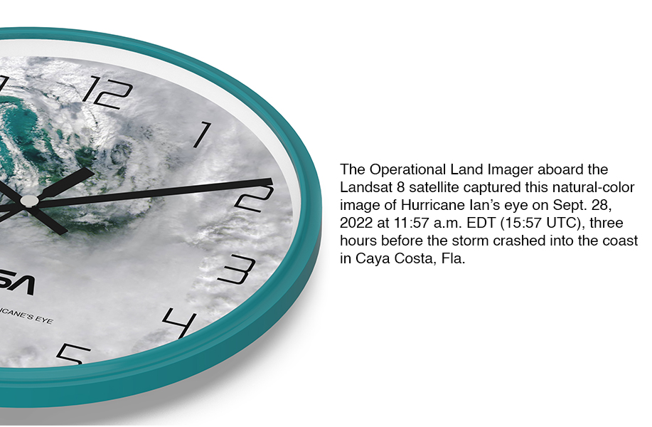 NASA Hurricane Eye Clock