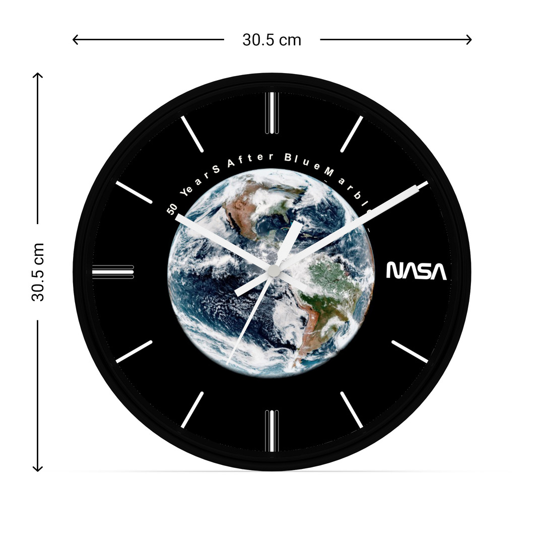 NASA Blue Marble Clock