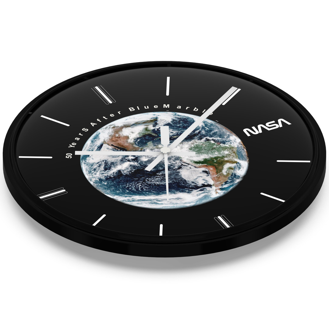 NASA Blue Marble Clock